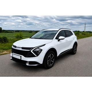 Интегрированные рейлинги черные OEM (ABS-пластик, установка на клей) Kia Sportage 2021- гг. фото 3