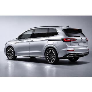 Интегрированные рейлинги чёрные OEM (Алюминий, установка на клей) Volkswagen Viloran 2020– гг. фото 1