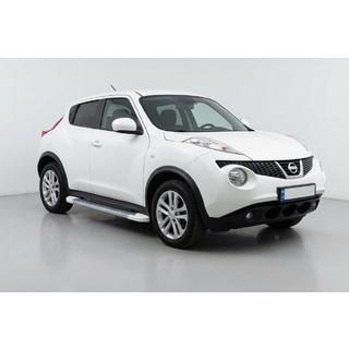 Боковые Подножки Allmond White (2 шт., Алюминий) Nissan Juke 2010-2019 гг. фото 1
