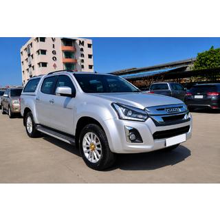 Чёрные рейлинги OEM (ABS-пластик, установка на клей) Isuzu D-Max 2011-2019 гг.