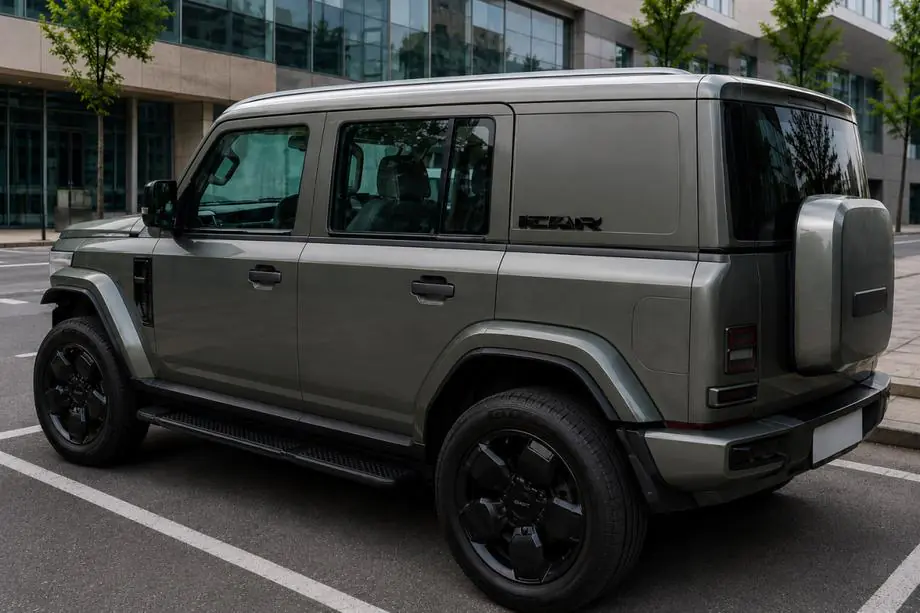 ICar V23 Рейлинги серые OEM (Алюминий) Image