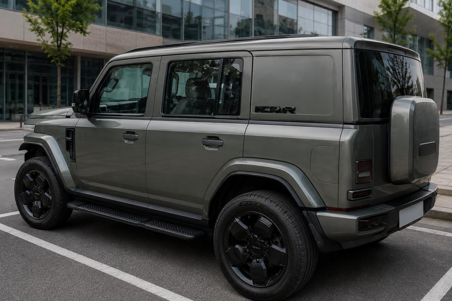 ICar V23 Рейлинги на крышу OEM черные (алюминий) Image