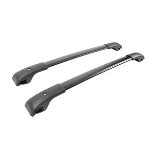 Багажник (поперечины) черные на рейлинги OEM (Алюминий) Jeep Cherokee KL 2013- гг. фото 3