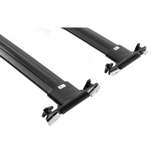 Багажник (поперечины) черные на рейлинги OEM (Алюминий) Toyota Land Cruiser 200 2007-2021 гг. фото 4