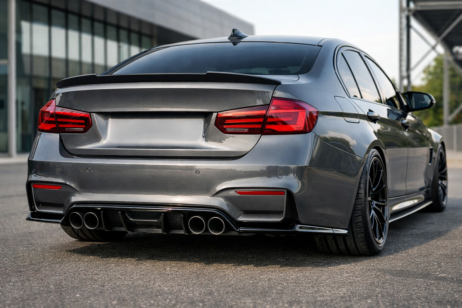 Как правильно установить диффузор на BMW