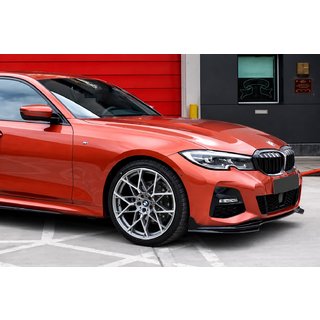 Накладка на передний бампер Lip MP-Style (для M-Sport 2018-2022, ABS) BMW 3 серия G20/G21 2018- гг. фото 4