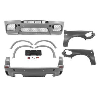 Комплект обвеса с крыльями X5M (для 2010-2013) BMW X5 E70 2007-2013 гг. фото 1