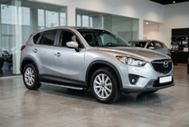 Mazda CX-5 2012-2017 гг. Боковые Подножки BlackLine (2 шт, Алюминий) фото 1