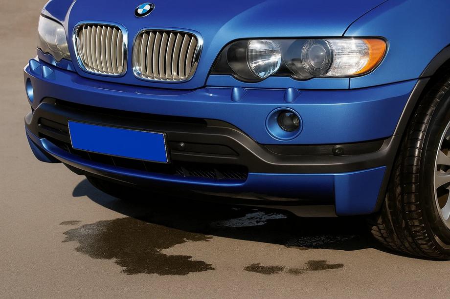 BMW X5 E53 1999–2006 гг. Накладка на передний бампер (1999-2003, под покраску) Image
