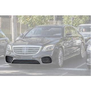 Комплект решеток в бампер 2018-2021 (S65 AMG, хром) фото 1