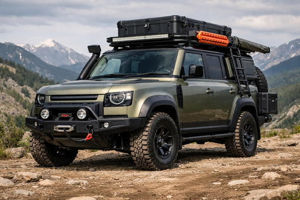 Пакет доработок Land Rover Defender 2019+ для путешествий и брутального вида фото 1