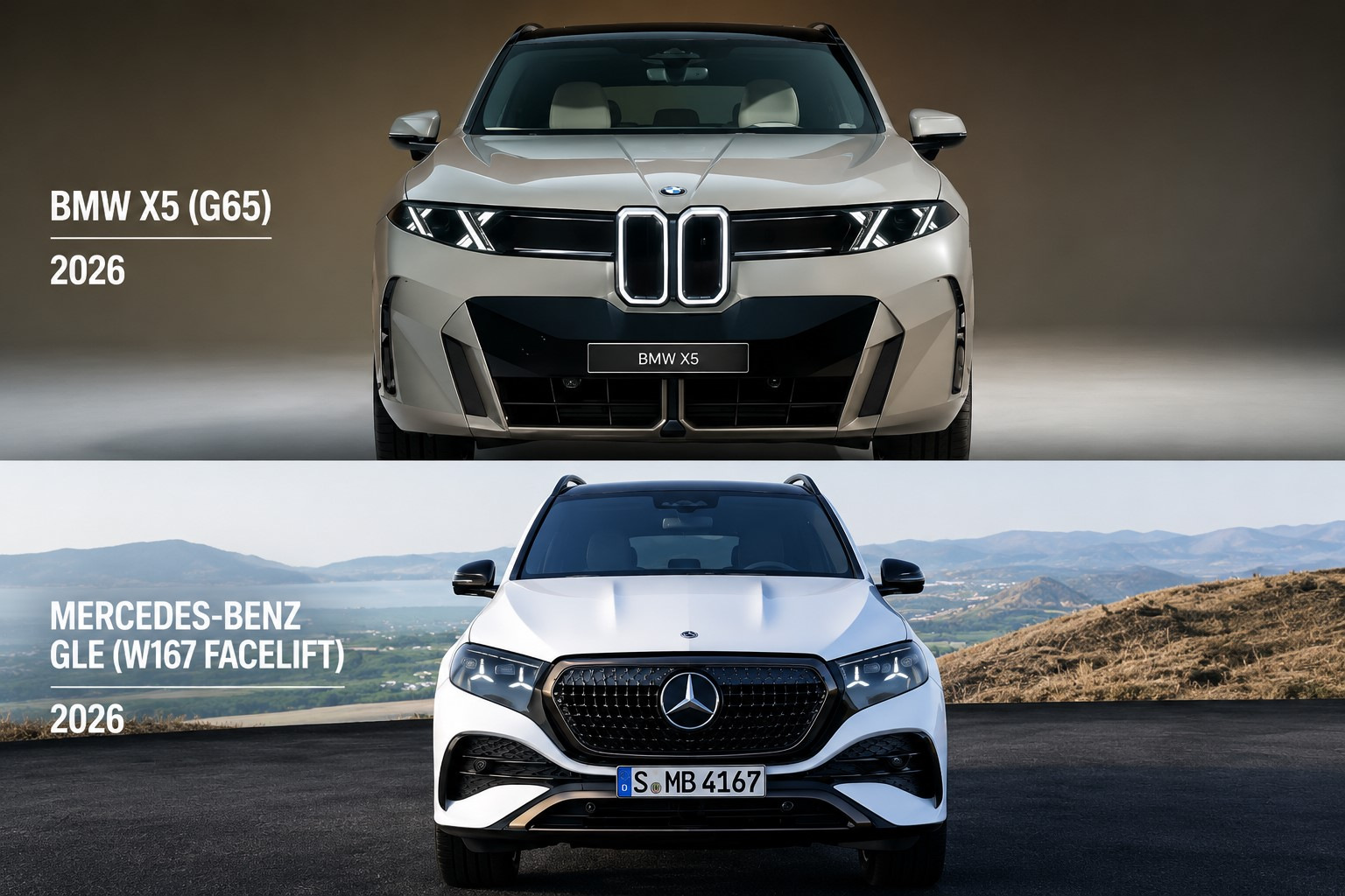 Новый BMW X5 G65 или Mercedes GLE W167 Facelift: какой кроссовер лучше?