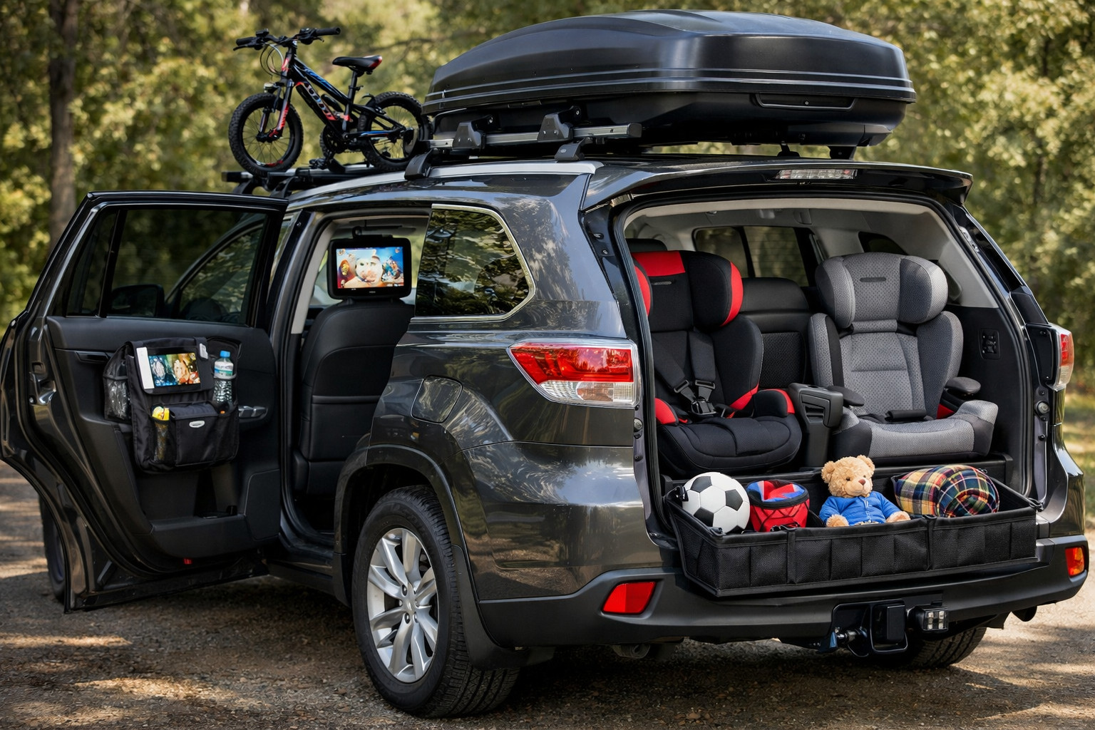 Toyota Highlander 2013-2019: стартовый апгрейд для детей, багажа и третьего ряда