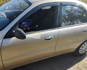 Daewoo Lanos 1998-2017 гг. Окантовка окон Нержавеющая сталь (4 шт.) фото 2