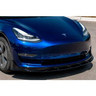 Накладка на передний бампер Lip Fast (для 2017-2023) Tesla Model 3 2017- гг. фото 3