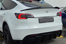 Tesla Model Y 2020- гг. Диффузор заднего бампера Fast (для 2020-2024) фото 1