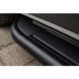 Боковые пороги Premium (2 шт., нерж.) Black Fiat Talento 2016- гг. фото 2