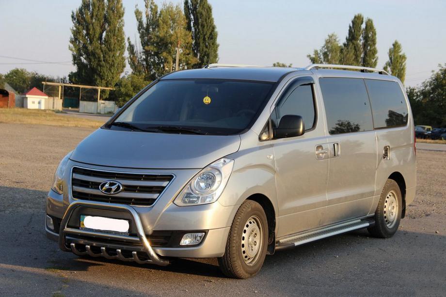 Hyundai H300, H1, Starex 2008-2020 гг. Передний силовой бампер WT003-2 (нержавейка) Фото 5