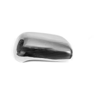 Накладка на правое зеркало (1 шт., нерж. сталь) Toyota Land Cruiser Prado 120 2002-2009 гг.