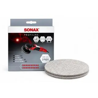 Полировальный круг войлочный белый, набор 2 шт., 127 мм Sonax фото 1
