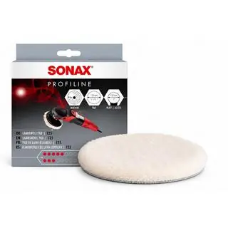 Полировальный круг из натуральной овечьей шерсти и полиэстера 125 мм Sonax фото 1