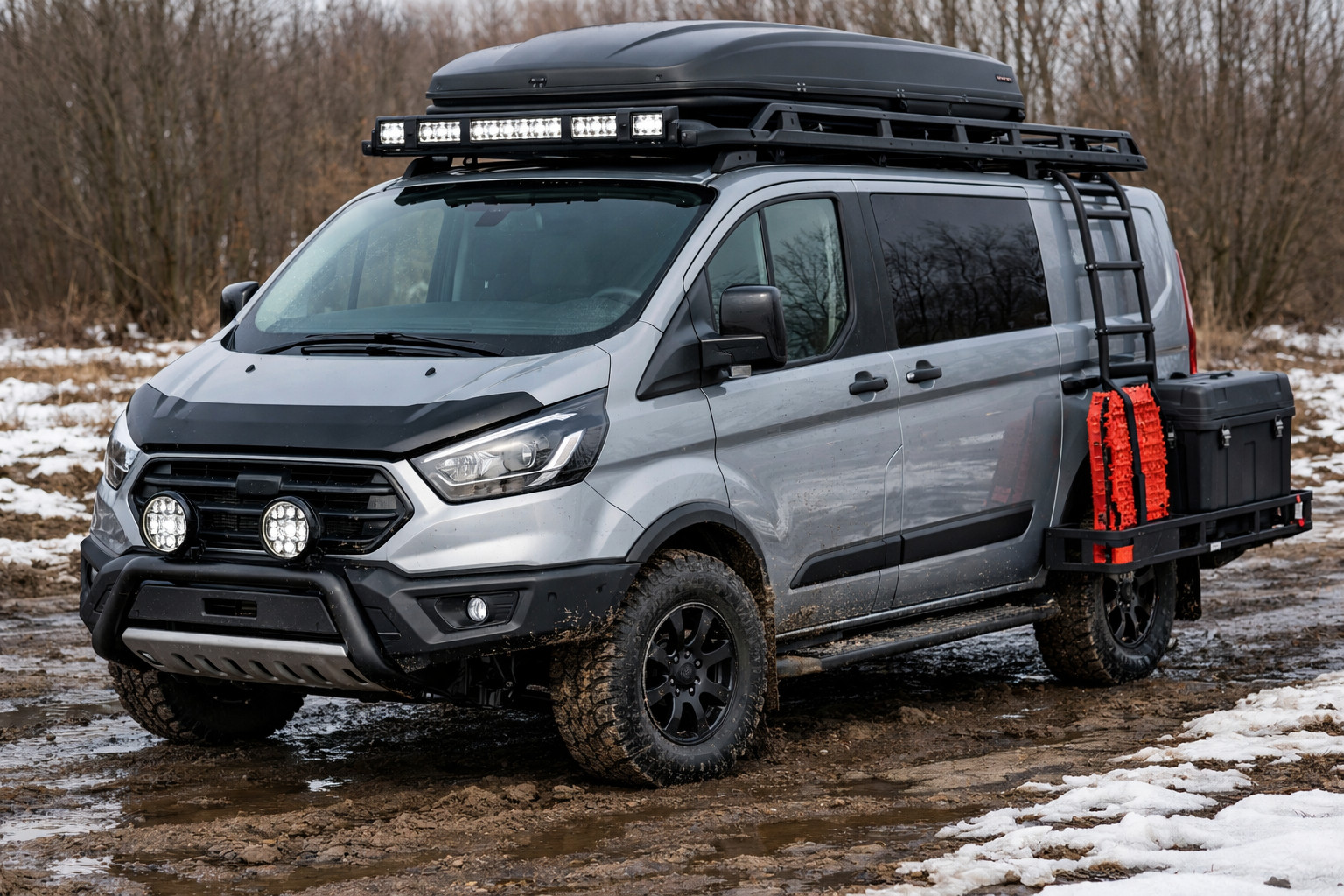 Пакет доработок Ford Transit Custom для грязного сезона