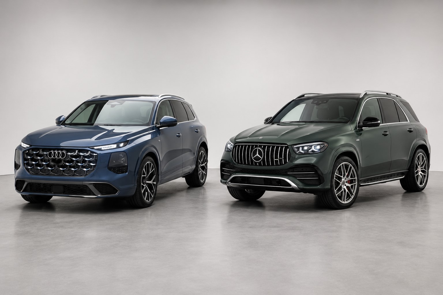 Audi Q7 2027 vs Mercedes-Benz GLE 2027: какой премиальный SUV лучше?