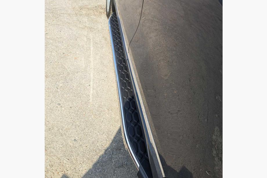 Volkswagen Touareg 2010-2018 гг. Боковые Подножки BlackLine (2 шт, Алюминий) Фото 8