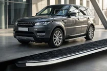Range Rover Sport 2014-2022 гг. Боковые Подножки BlackLine (2 шт, Алюминий) фото 1