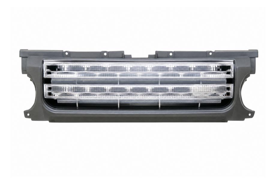 Land Rover Discovery IV 2009-2017 гг. Решётка радиатора – серая рамка / серебристая сетка Фото 1