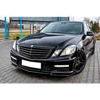 Передняя губа DPT (для E63 AMG, 2009-2012, черный глянец) фото 1