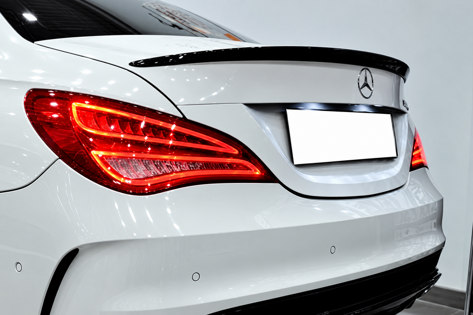 Mercedes CLA C117 2013-2019 гг. Спойлер DPT (Черный Глянец) Фото 1
