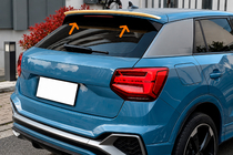 Audi Q2 2016- гг. Спойлер DPT (2016-2020, глянцевый черный) фото 1