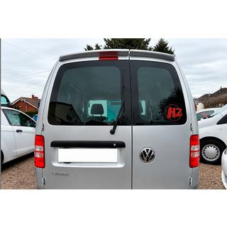 Спойлер (2-дверный, чёрный глянец) Volkswagen Caddy 2004-2010 гг. фото 1