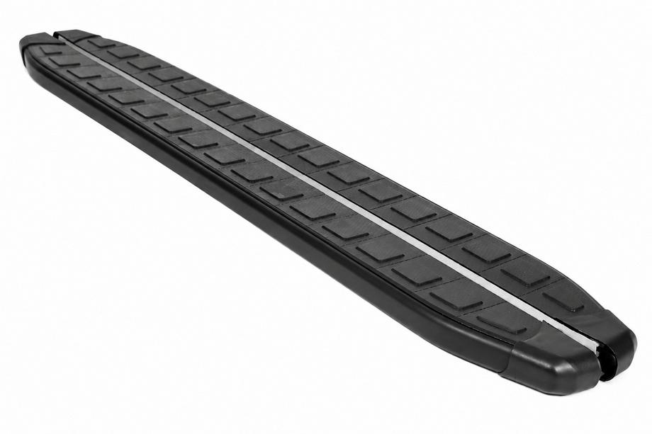 Man TGE 2017- гг. Боковые Подножки Fullmond Black (2 шт., Алюминий) Long/ExtraLong Фото 1
