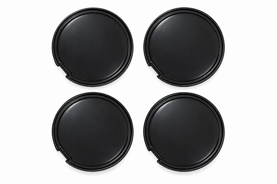 Черные колпачки ступицы (56×52 мм, 4 шт.) Image