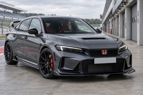 Обновлённый Honda Civic Type R 2027: новый бампер, подогрев сидений и цена от 49 990 $ фото 2