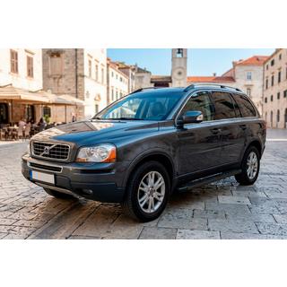 Боковые пороги Fullmond Black (2 шт., алюминий) Volvo XC90 2002-2014 гг. фото 1
