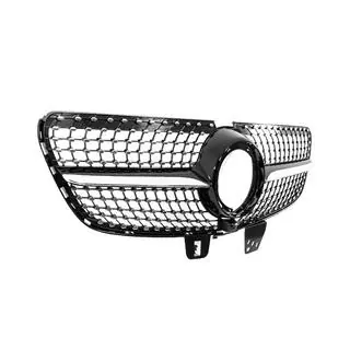 Передняя решётка радиатора Diamond Black (2019-2023 для V-class) фото 3