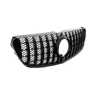 Передняя решётка радиатора Diamond Black (2014-2019 для V-class) Mercedes Vito/V-class W447 2014- гг. фото 3