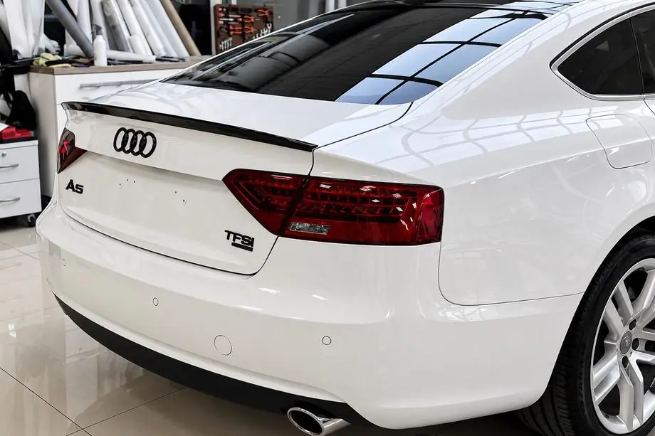 Audi A5 2007-2015 гг. Спойлер S-Style (для Sportback, чёрный глянец) Фото 2