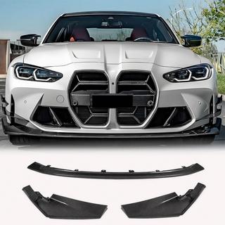 Передний лип-спойлер V10 (для G80, Карбон) BMW 3 серия G20/G21 2018- гг. фото 1