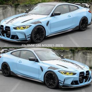 Передний лип-спойлер V10 (для G80, Карбон) BMW 3 серия G20/G21 2018- гг. фото 2
