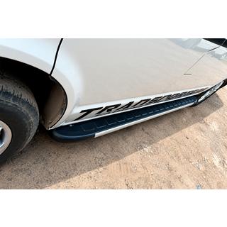 Боковые Подножки Duru (2 шт., Алюминий) Volkswagen T5 Multivan 2003–2010 гг. фото 1