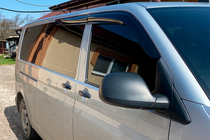 Volkswagen T5 Multivan 2003–2010 гг. Ветровики на окна (4 шт., Sunplex Sport) фото 17