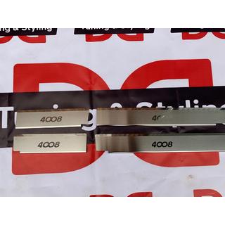 Накладки на пороги из нержавеющей стали NataNika Premium (4 шт) Peugeot 4008 2012-2017 гг. фото 2