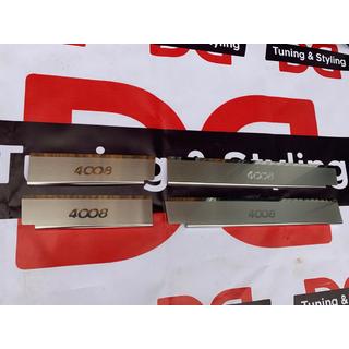 Накладки на пороги из нержавеющей стали NataNika Premium (4 шт) Peugeot 4008 2012-2017 гг. фото 3