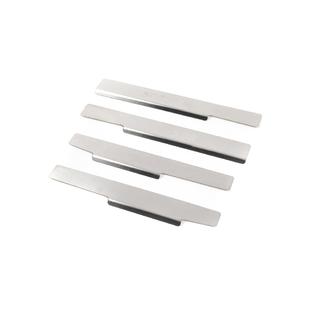 Накладки на пороги NataNika Standard (4 шт, нержавейка) Peugeot 508 2010-2018 гг. фото 2