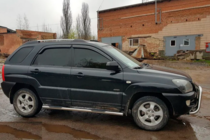 Kia Sportage 2004-2010 гг. Боковые трубы (2 шт., нержавейка) фото 2