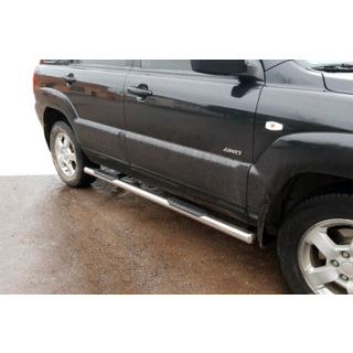 Боковые трубы (2 шт., нержавейка) фото 4